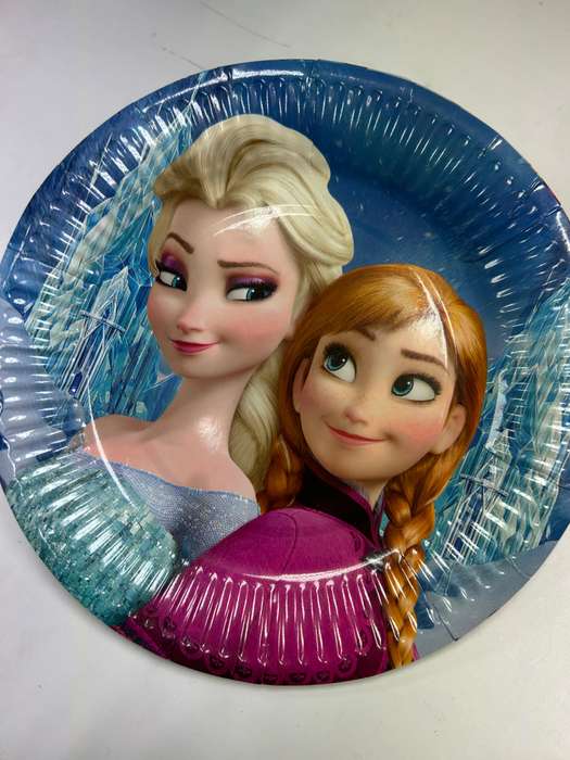 Frozen Paper Plates Small 18cm