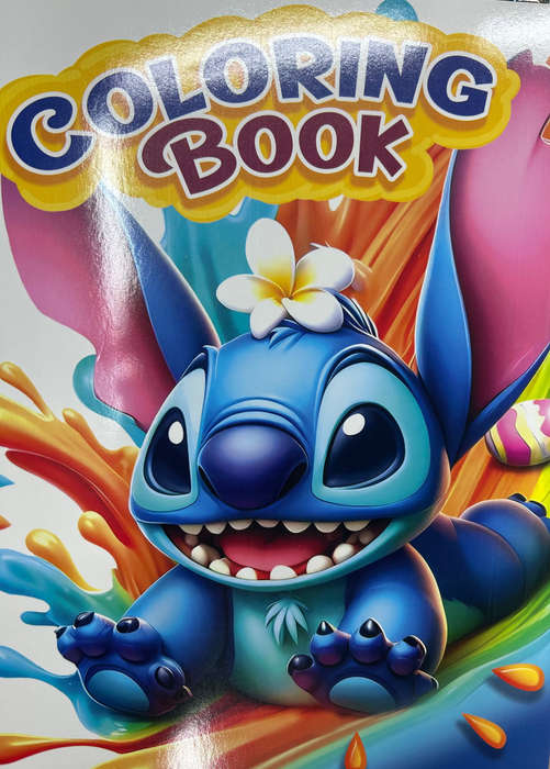Stitch Colouring Book