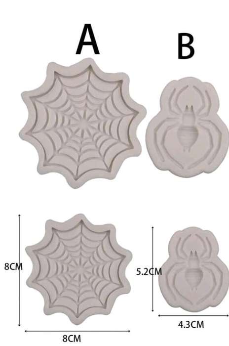 Spider and Spiderweb Silicone Mould