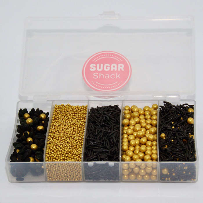 Sugar Shack Sprinkles Stackers Midnight 100g