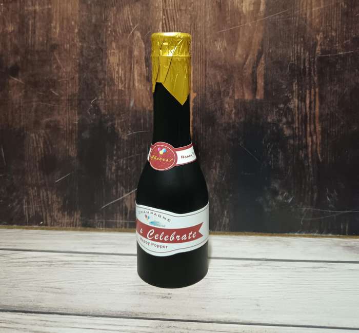 Plastic Topper Champagne Bottle
