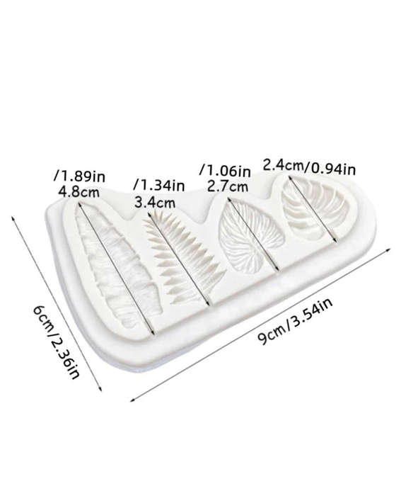 Silicone Mould Various Leaves