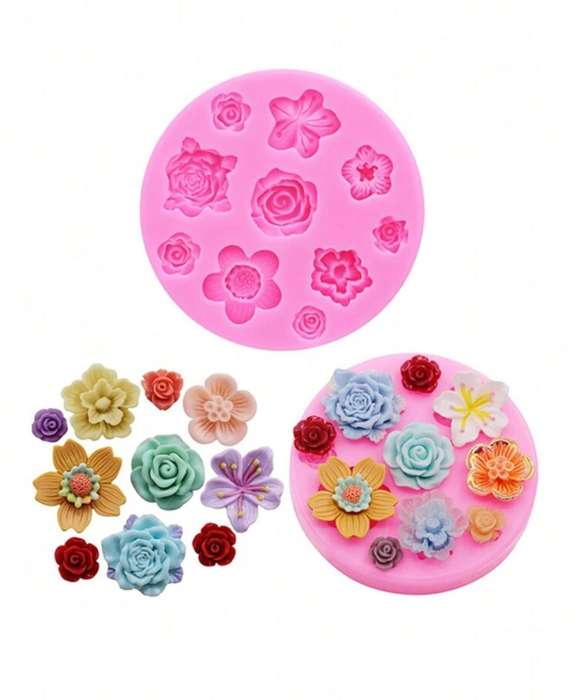 Silicone Mould Various Tiny Flowers