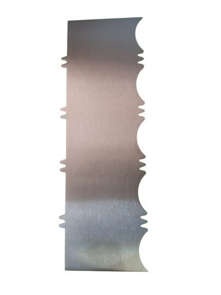 J Metal icing smoother comb 22cm x7.6cm,