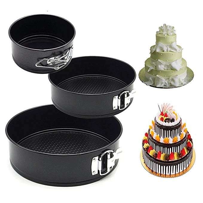 Round springform 3pc cake pan set