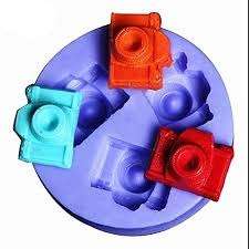Silicone camera fondant mould, 2.5cm