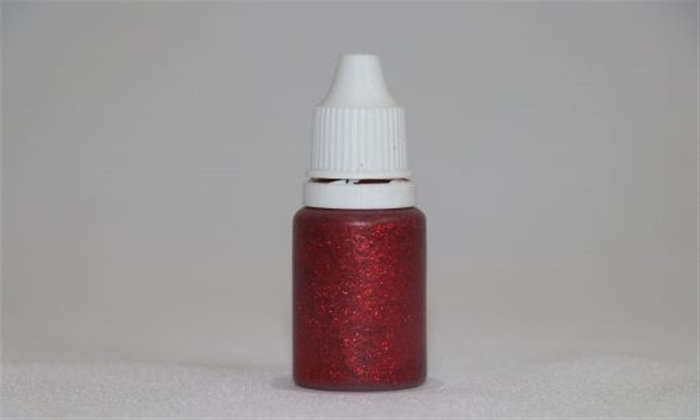 Rolkem Glitter Gel Red 15ml