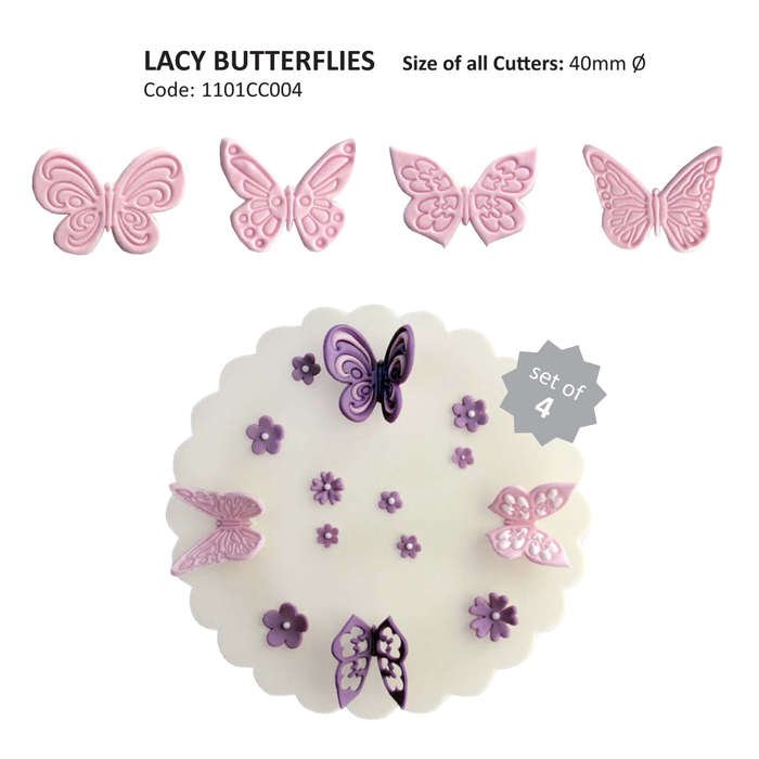 Lace Butterfly Cutter set