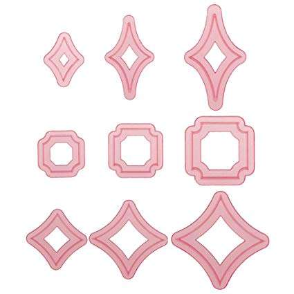 Modern Square Element Cutter Set