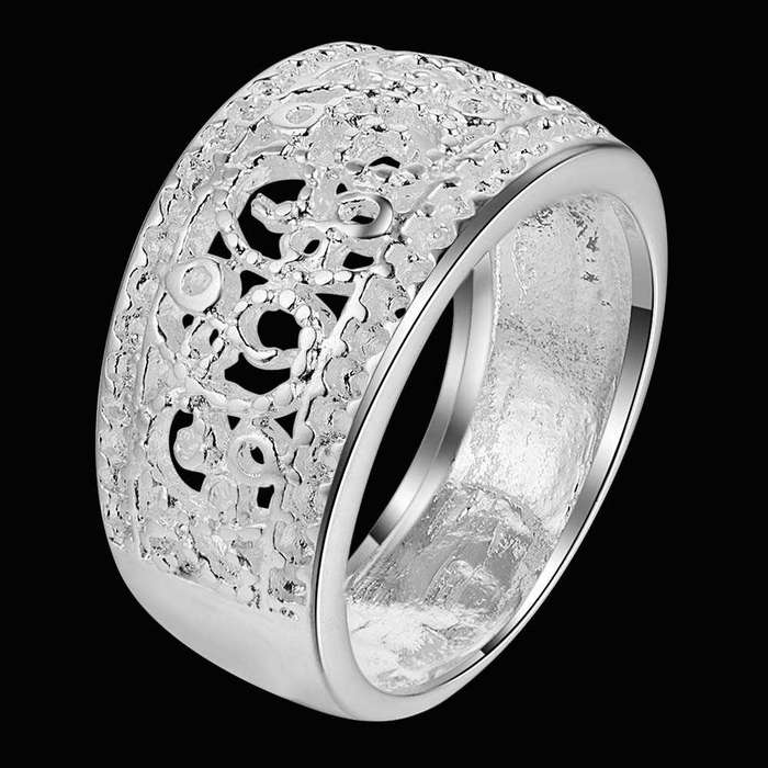 Lucky Silver - Silver Designer Filigree Ring - LOCAL STOCK - LSR268-6