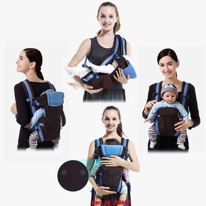 4 in 1 Baby Carrier - Maroon
