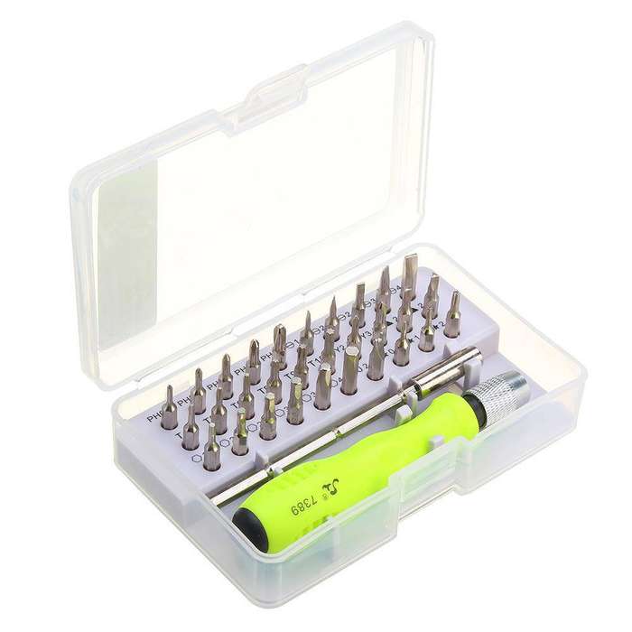 32 in 1 Precision Screwdriver Set [ Magnetic ] Non Slip Handle - Ideal for Electronics