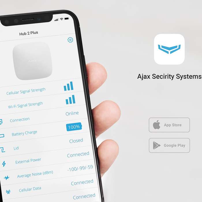 Ajax Hub 2 Plus White