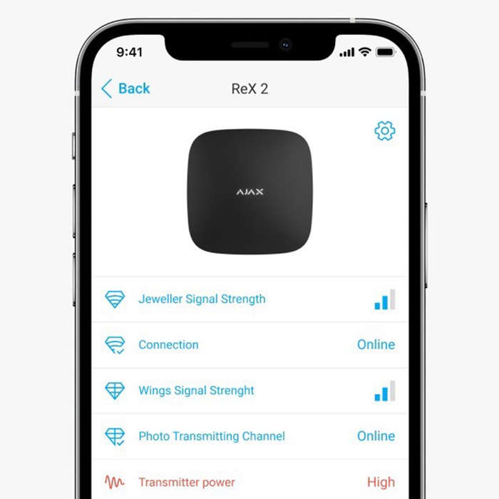 Ajax ReX 2 Range Extender Black