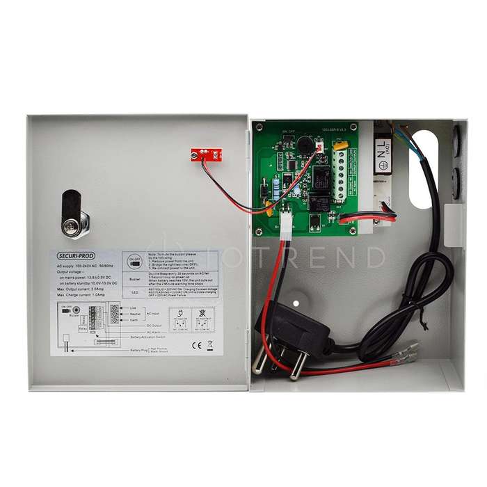 Securi-Prod Backup Power Supply 13.6VDC  3Amp