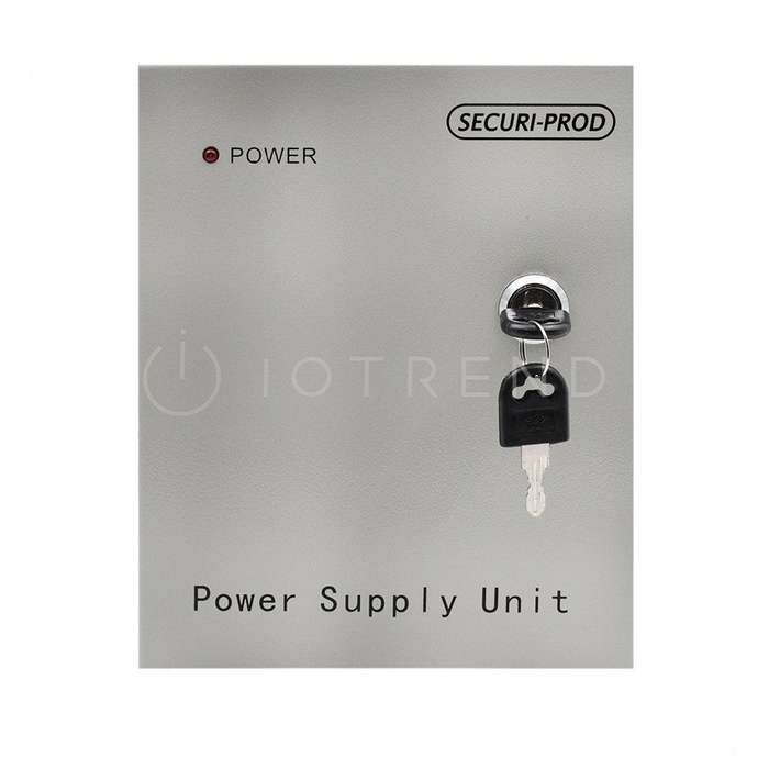 Securi Prod Backup Power Supply 13.6VDC 3Amp with Securi Prod 7.2Amp Battery