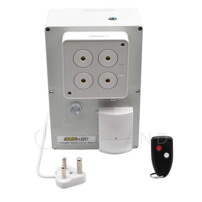 SMS Alert Standalone Alarm Kit - 1 PIR Sounder 3Ch Rx 8 User