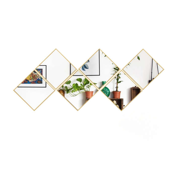Mirrors - 6pc Square Cottage Mirror Set