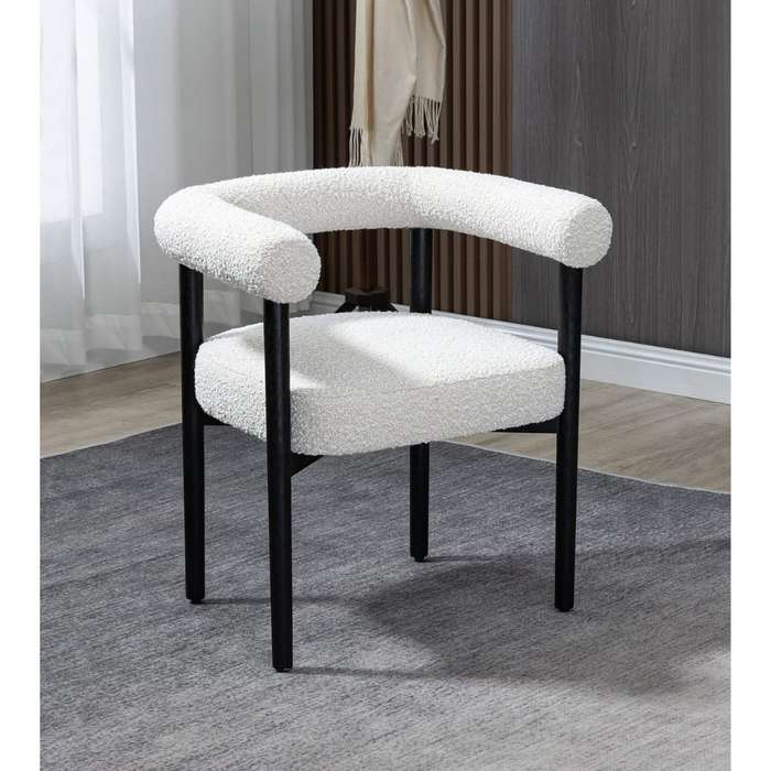 Horseshoe Boucle chair