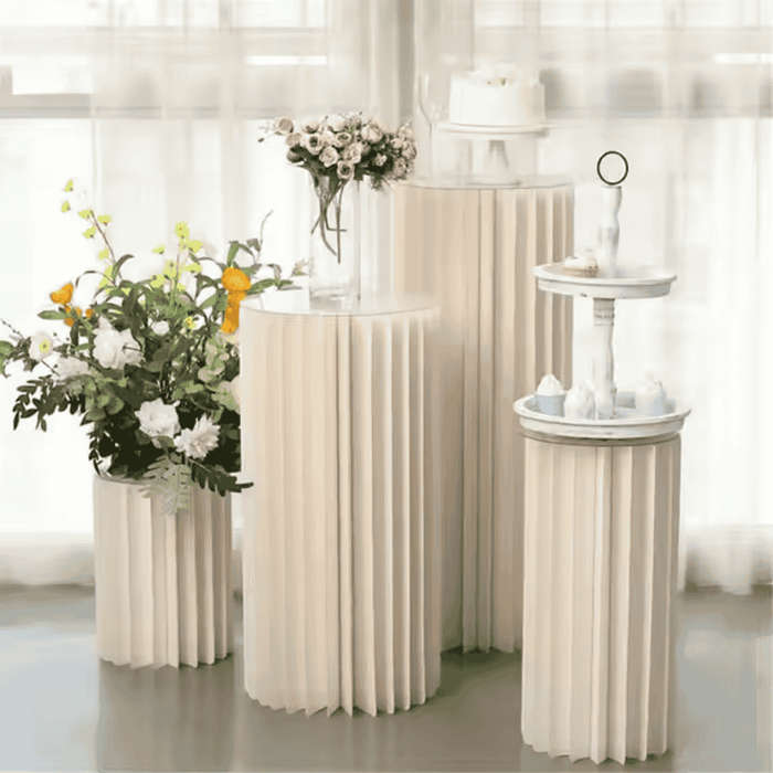Paper-Decor Plinth Stands 4pc