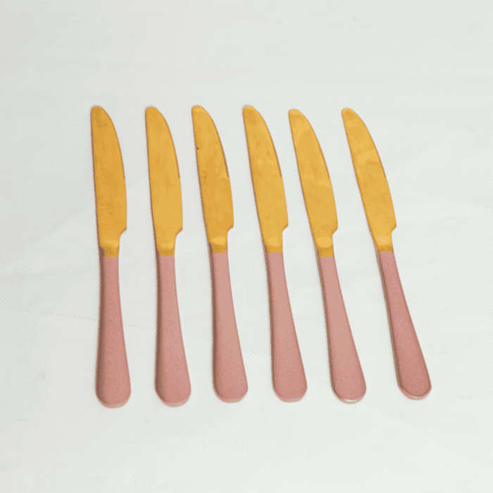 Cutlery Sets - Flat Handle - Pink