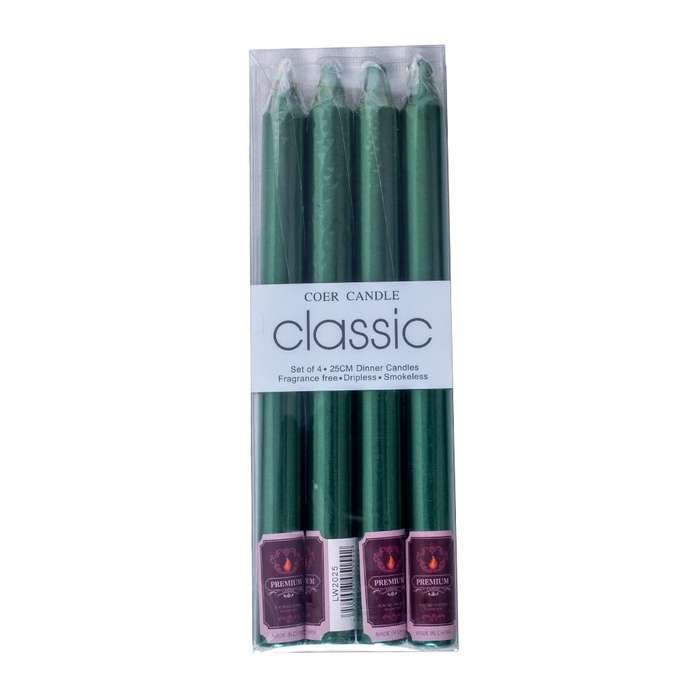 Candles - 4pc Premium 25cm Candles