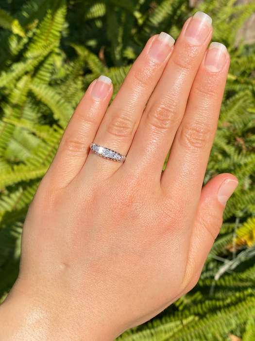 18K gold Victorian diamond ring, Sheffield, circa 1880's