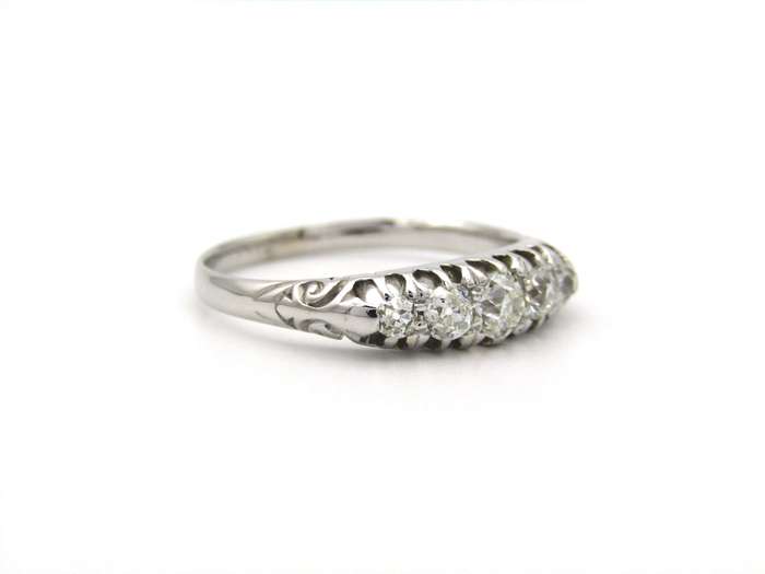 18K gold Victorian diamond ring, Sheffield, circa 1880's