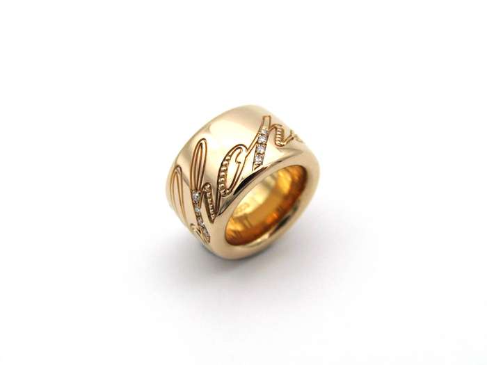 18K gold and diamonds Chopardissimo Chopard pendant