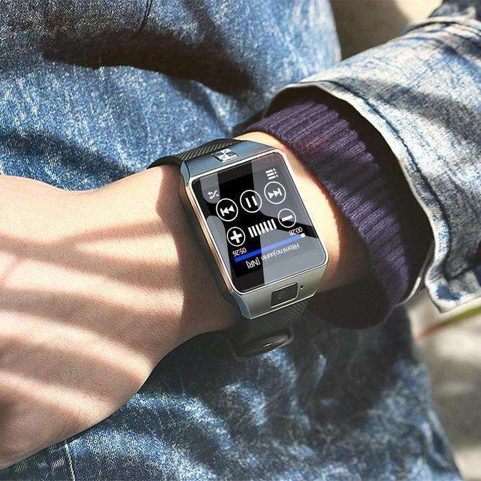 Smart Phone Watch with Sim Card Function - Black