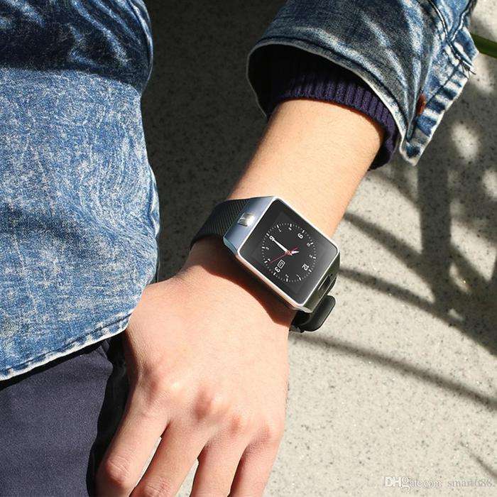 Smart Phone Watch with Sim Card Function - Black