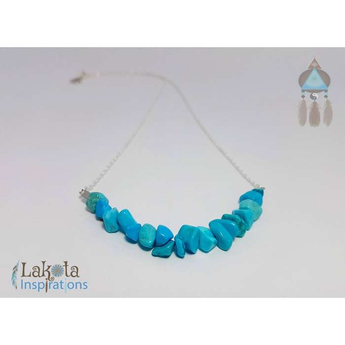 Wanderlust Gemstone Necklace (Assorted) - Turquoise