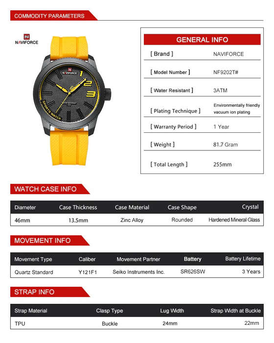 Naviforce 9202T