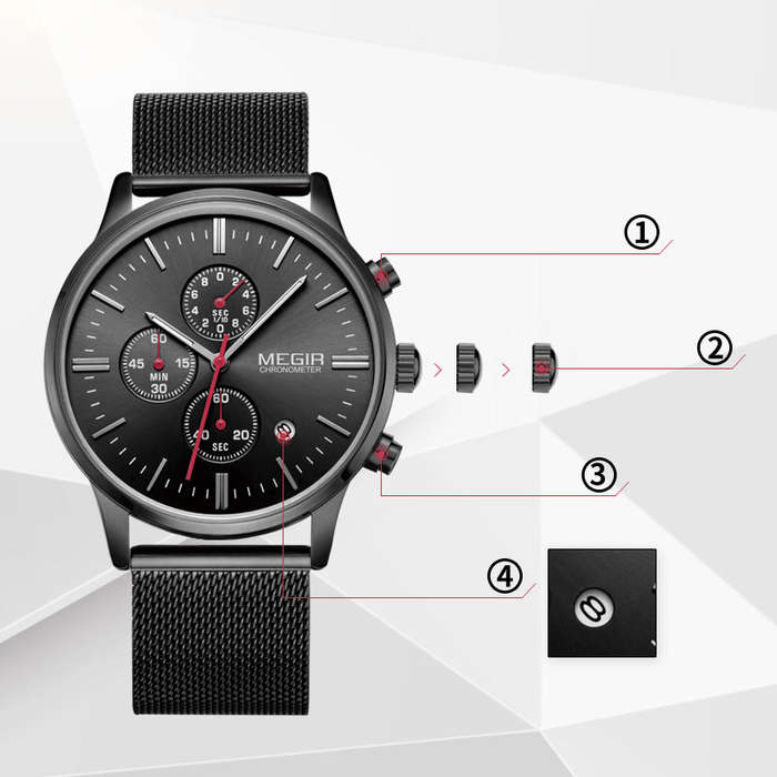 Megir 2011G Chronograph