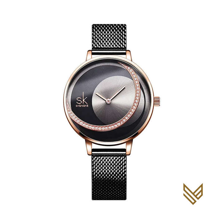 Shengke 0088 Rose Gold Black