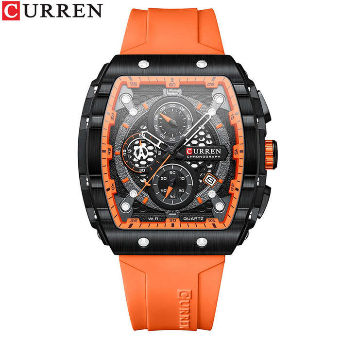 Curren 8442 Chronograph Orange