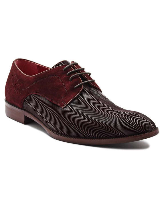 Genuine Leather Lace Up - Red - Red / UK 11