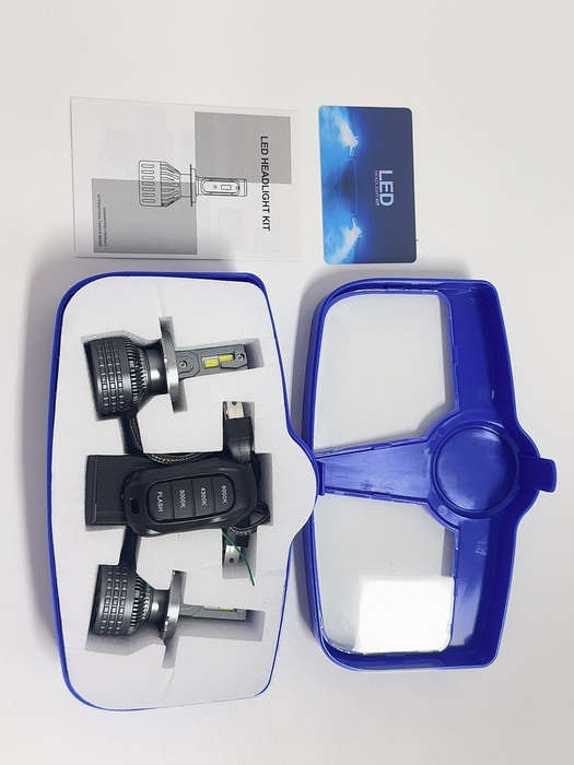 K1 Tri-Colour LED Headlight Bulb  10000 Lumens H1
