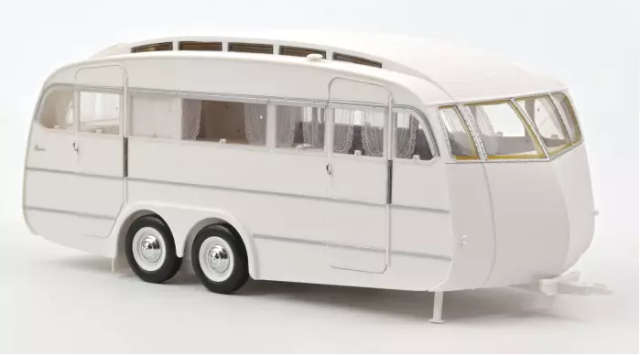 Peugeot 404 1965 Brown metallic with Caravan Hénon 1:18 Norev