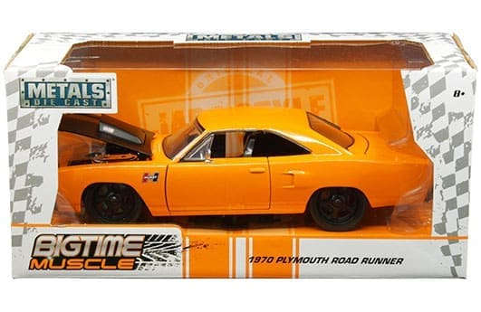 JADA PLYMOUTH ROAD RUNNER BIGTIME MUSCLE ORANGE 1970 1/24