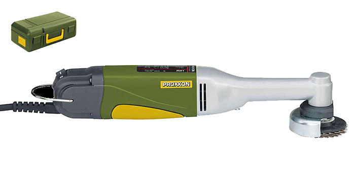 LONGNECK  ANGLE GRINDER 220V + BOX HOBBY TOOL, ARTS AND CRAFTS, MINIATURE MODEL BUILDING, PROXXON...