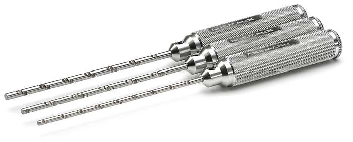 Reamer 3 Mm X 100 Alu Handle