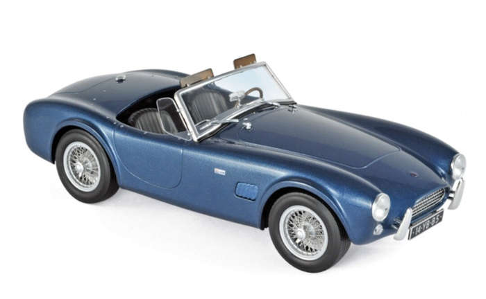 AC COBRA 289 BLUE 1963 DIECAST, DIECAST CAR, COLLECTABLE CAR. 1:18