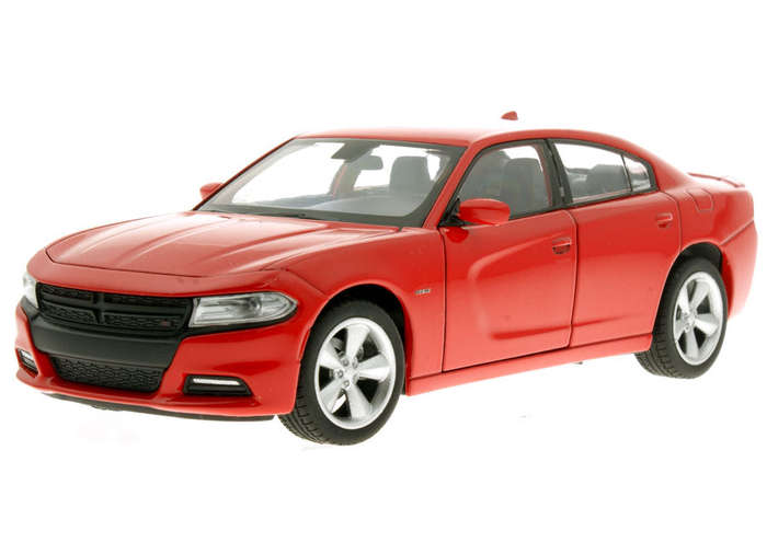 1:24 DODGE CHARGER RT RED DIECAST, DIECAST CAR, COLLECTABLE CAR.