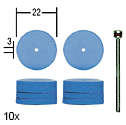 Proxxon - Flexible polishing pad set & Arbour , ARTS AND CRAFTS, MINIATURE MODEL BUILDING, PROXXO...