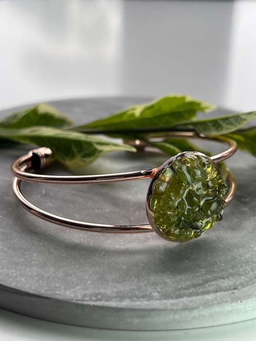 Peridot in Rose Gold Setting Jewellery