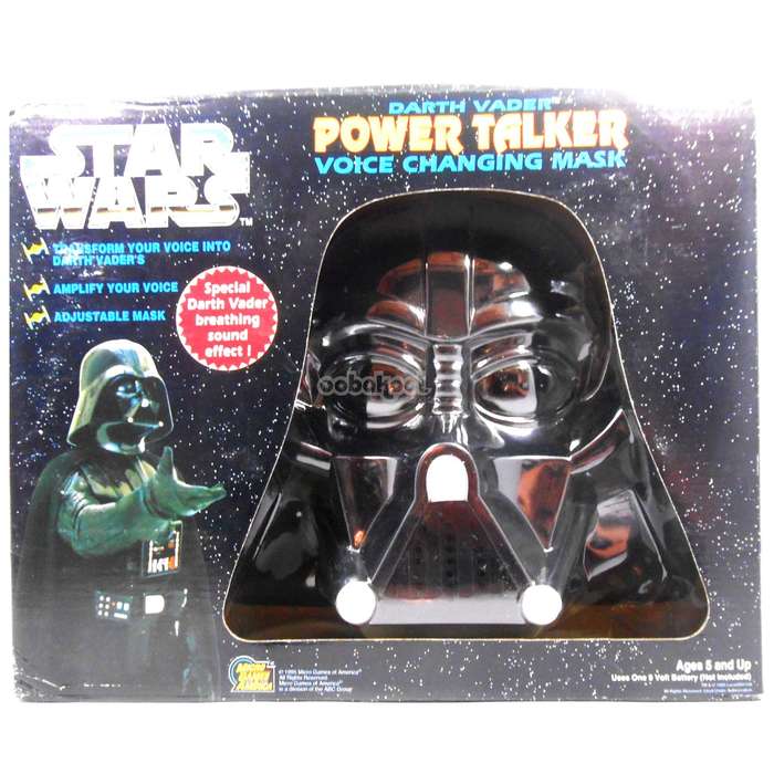 Star Wars / Darth Vader / Power Talker - Electronic Voice Changing Mask / 1995 Lucasfilm Ltd / NIB