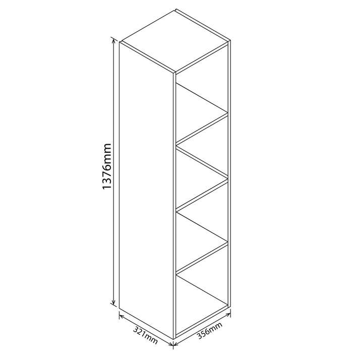 CUBEO Home Storage Cube- 4 Box | Open Shelf