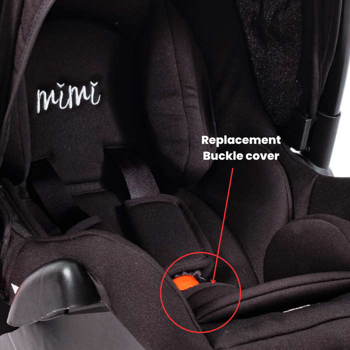 Mimi Luxe Infant Car seat | Buckle Cover | Black