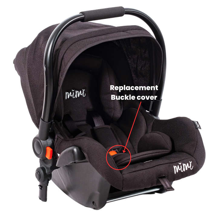 Mimi Luxe Infant Car seat | Buckle Cover | Black